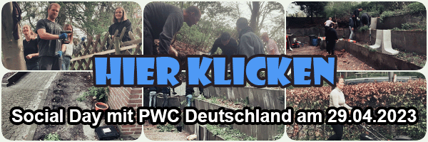 Impressionen von unserem Social Day mit PWC Deutschland am 29.04.2023